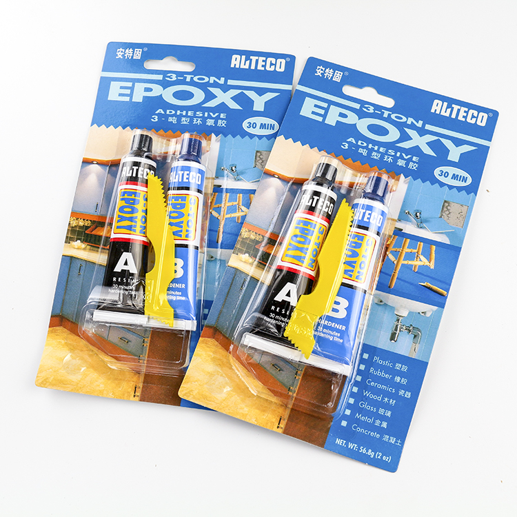 ALTECO AB GLUE 3-TON type slow 30 minutes dry epoxy glue Gray 56 8G AB GLUE