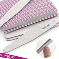 Bộ làm móng tay dụng cụ làm móng tay hình kim cương dải cát hai mặt Độ dày dải đánh bóng ánh sáng trị liệu sơn móng tay keo không tải dải cát dũa móng