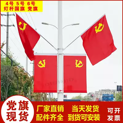 Party flag Flag pole to flag Road light pole Party Flag Pole Flag No 12345 Party Flag v-shaped light Pole Party flag