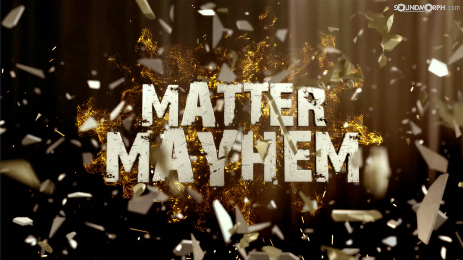 音效素材：石头木头玻璃金属塑料建筑车辆等破碎爆炸音效合集