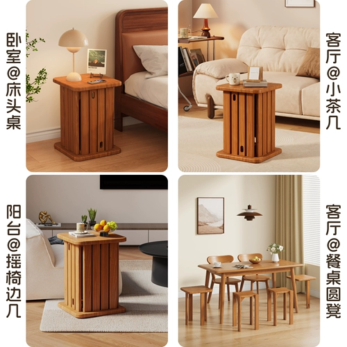 Табуреты из цельного дерева, штабелируемые бытовые многофункциональные комбинированные табуреты, квадратные табуреты, табурет для обеденного стола, новый китайский журнальный столик, скамейка Jenga