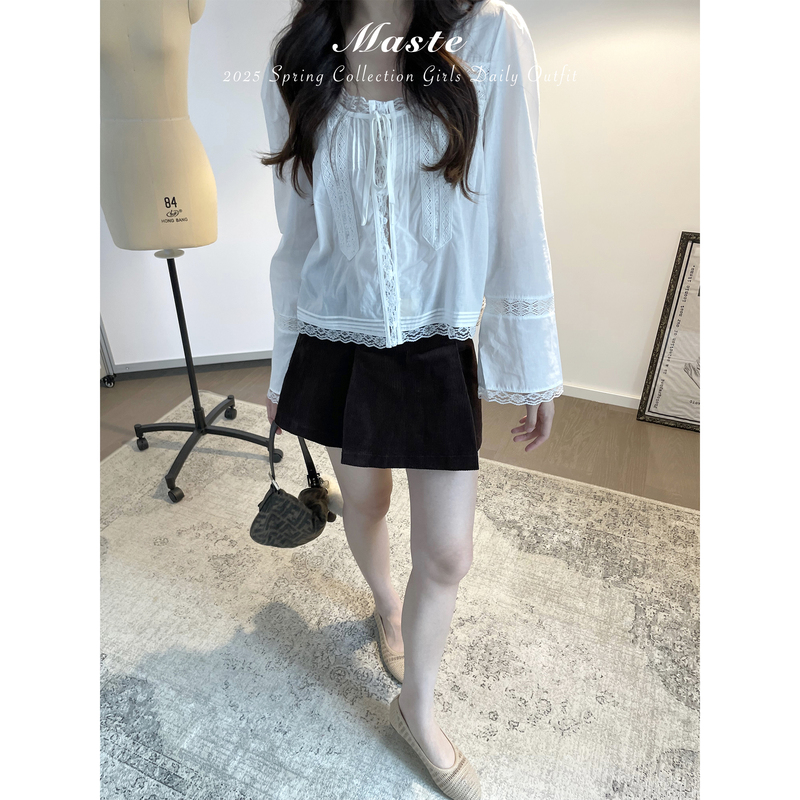 Maste Antique Shirt French Lace Shirt