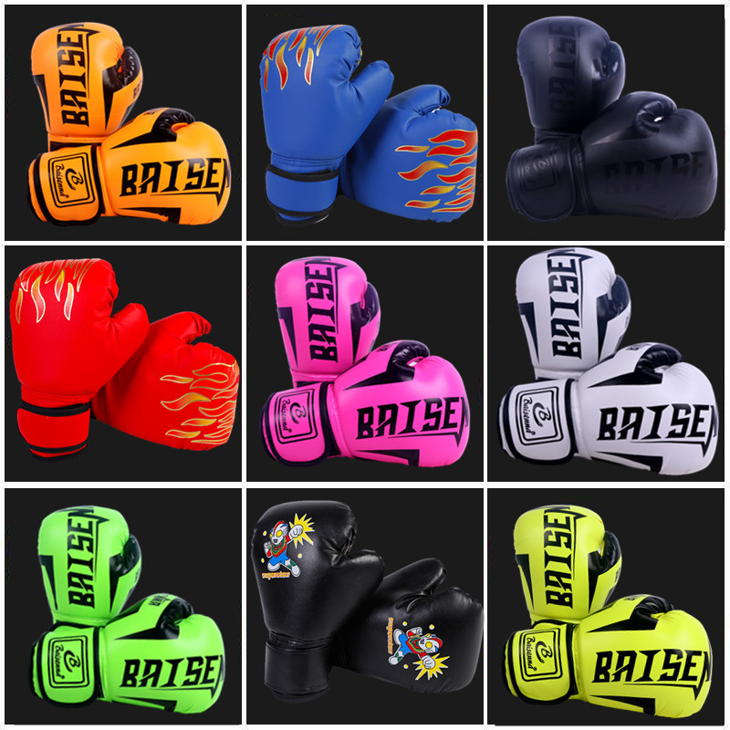 Children's boxing gloves 3-13 children's fighting training Muay Thai boys Sanda Teenagers children's boxing gloves Women