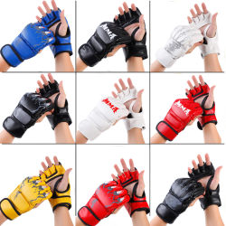 Adult Professional Boxing Gloves Sanda Muay Thai Mma Half-Finger Split-Finger Ufc Fighting Punching Bag Training Gloves