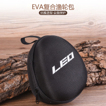 EVA anti-drop waterproof Luya fishing wheel bag Raft wheel water drop wheel Spinning wheel drum wheel accessories storage finishing fishing gear bag