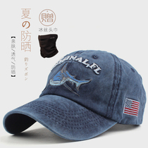 Fishing hat Outdoor sun hat Sunscreen fishing visor Mens hat Fishing tide Luyada sea fishing hat