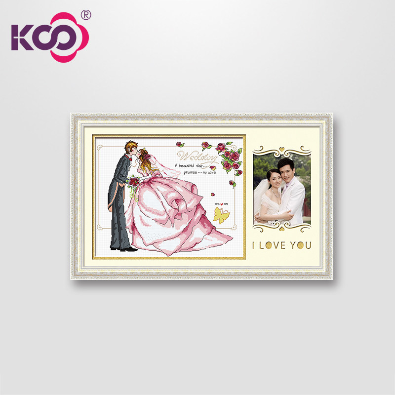 KS cross stitch monopoly wedding bedroom new print szx only you only only me Y610378