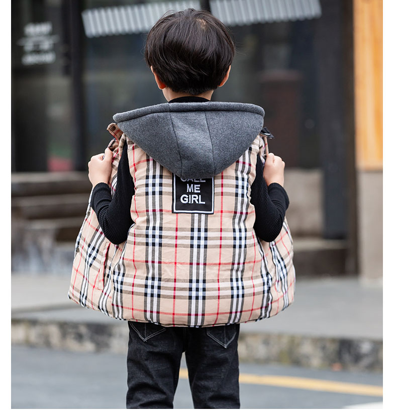 Boy cotton vest mùa thu đông 2018 mới cho trẻ em vest vest mùa đông dày ấm áp cho bé mặc vest thủy triều áo vest len bé trai mùa đông