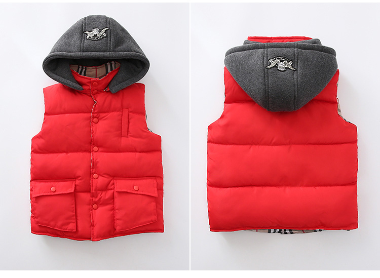 Boy cotton vest mùa thu đông 2018 mới cho trẻ em vest vest mùa đông dày ấm áp cho bé mặc vest thủy triều áo vest len bé trai mùa đông