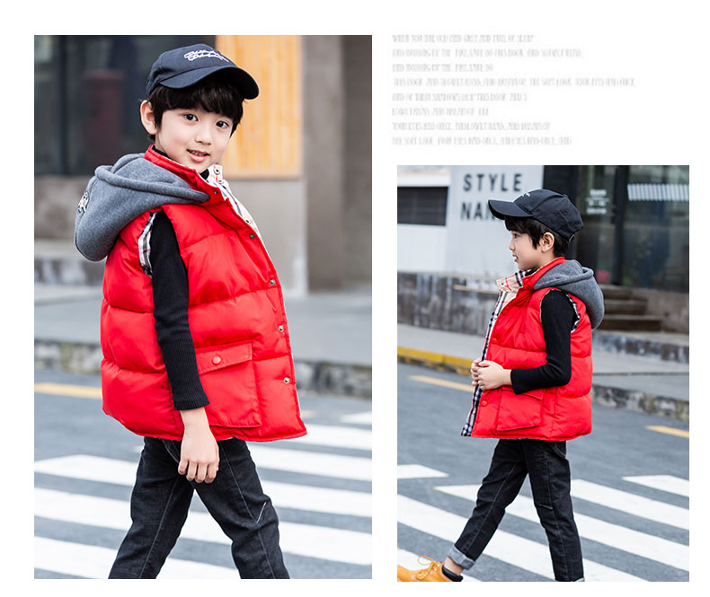 Boy cotton vest mùa thu đông 2018 mới cho trẻ em vest vest mùa đông dày ấm áp cho bé mặc vest thủy triều áo vest len bé trai mùa đông