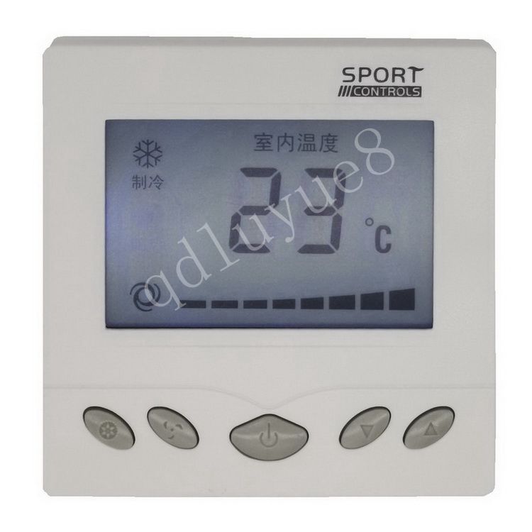 SPORT SPORT SPORT Water System Central Air-conditioning Temperature Control Fan Coil Conditioning Switch Three-speed Control Panel