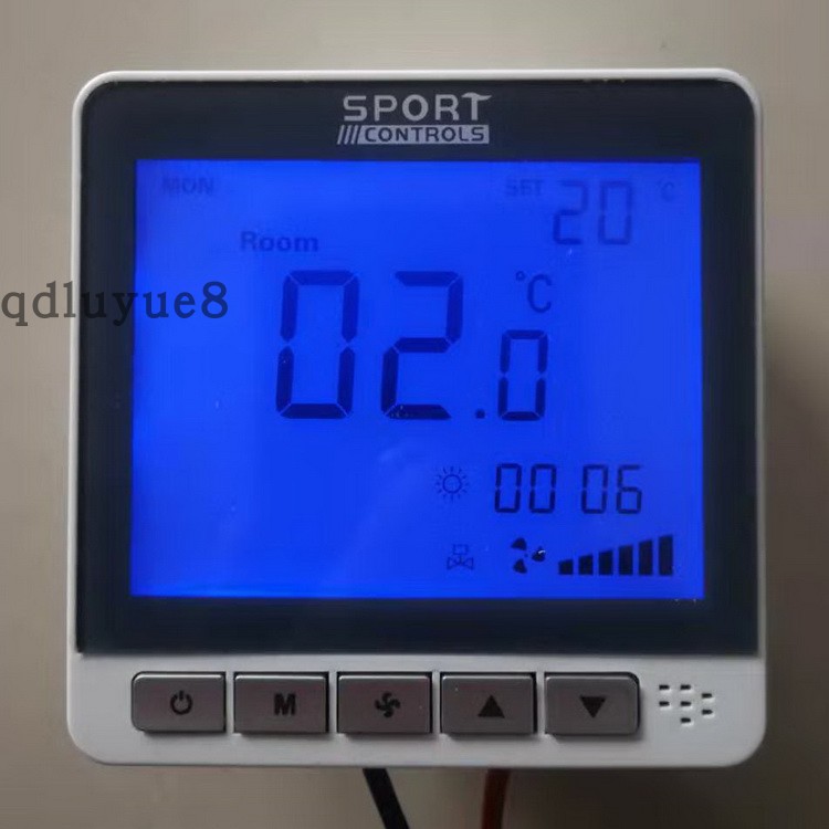 Thbot SPORT LIQUID CRYSTAL TEMPERATURE CONTROLLER Ventilator Coil Control Panel Water Three Speed Switch Throttle 485 Newsletter