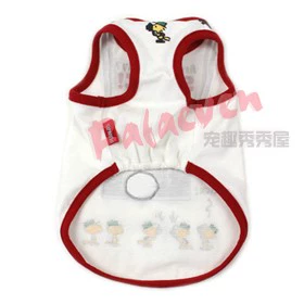 Quần áo thú cưng Nhật Bản Snoopy máy ảnh du lịch cotton lưới vest Mùa xuân và mùa hè mát mẻ quần áo chó lớn có một phần - Quần áo & phụ kiện thú cưng