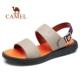 Bán giày nam Camel mùa hè Giày da nam đế mềm, giày đế mềm ngoài trời - Sandal