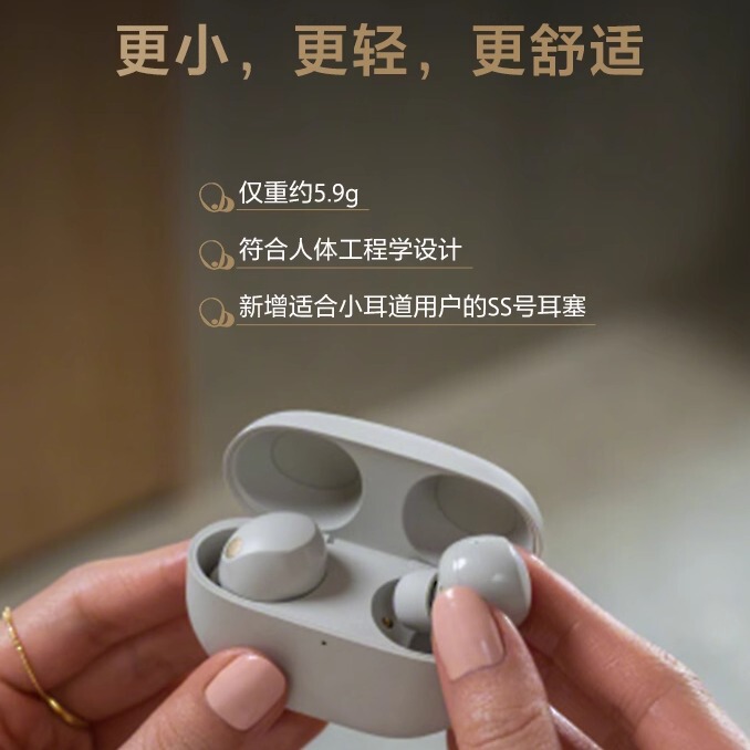 Noise-Cancelling Earbuds Wf-1000Xm5 Active Noise Cancelling In-Ear Bluetooth Headphones Wfxm5 National Warranty for Chinese Version
