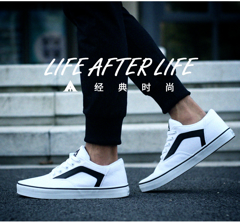 Anta giày nam giày vải chính thức 2019 xuân mới thời trang mới giày thể thao màu đen giày sneaker nam đẹp