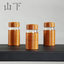 Buckle bamboo silk glass cup cup tea cup tea ceremony accessories tea people must intangible cultural heritage handmade bamboo cup