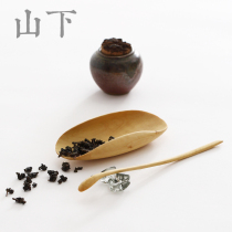 Bamboo tea for two pieces Japanese style Tea Lotus Wood Handmade Tea With Tea Spoon Tea Plu Tea Plu Tea Plu Tea Accessories Tea Accessories