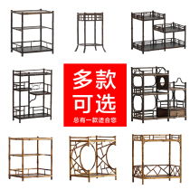 Purple Bamboo Plum Deer Bamboo Tea Shed Bamboo Zen Willa Bogu Rack Tea Set For Tea Shelving Orchid Shelf Cool Stove Rack Bamboo Furniture