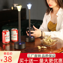 Charged Led Bar Table Lamp Creative Coffee Hall Clear kTV Restaurant Decorative Personality Luminous Night Light Bar Table Light
