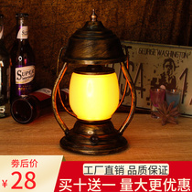 Outdoor Camp Light Led Camping Tent Camping Light Old Imitation Coal Oil Lamp Hanging Lighting Horse Light Super-long Sequel