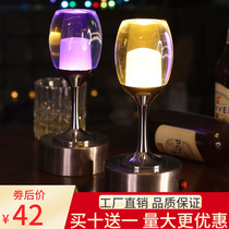 Bar atmosphere light charging LED bar table lamp desktop light creative restaurant clear bar table light small night light bar table lamp