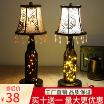 LED Bar Atmosphere Light Clear Bar Cafeteria Restaurant Desktop Nightlight Creative decoration Small table lamp holder small night light