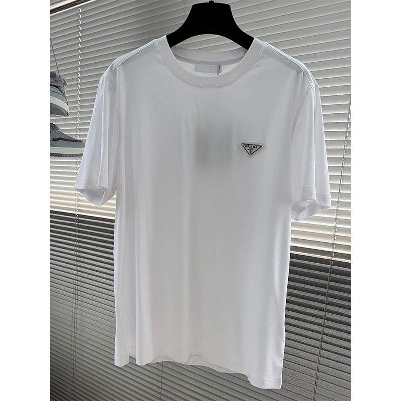 Pujia Top 2026 Summer Loose Short-Sleeve T-Shirt for Men and Women, Round Neck, Casual, Simple Triangle Logo, Versatile Top Pujia Top 2026 Summer Loose Short-Sleeve T-Shirt for Men and Women, Round Neck, Casual, Simple Triangle Logo, Versatile Top