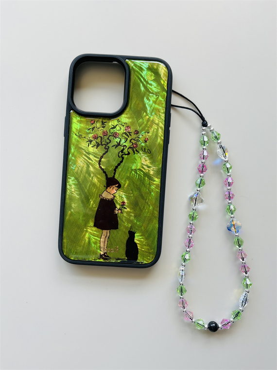 Ssself For Girls Natural Japanese Style Literary Retro High Quality Premium 15, 14, 13, 12, 11 iPhone Case