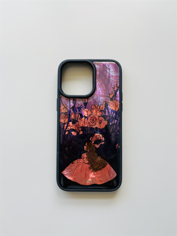Ssself For Girls Natural Japanese Style Literary Retro High Quality Premium 15, 14, 13, 12, 11 iPhone Case
