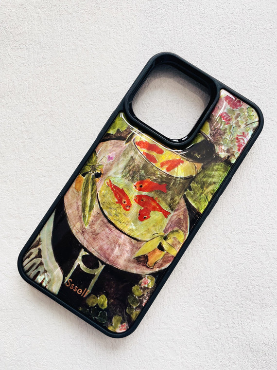 Ssself For Girls Natural Fritillary Famous Painting Epoxy High Quality Premium 15, 14, 13, 12, 11 iPhone Case