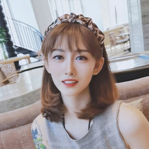 FF wide side face small hairband Korean Net red hair band temperament hair card simple Joker go out to wash face headband hair accessories