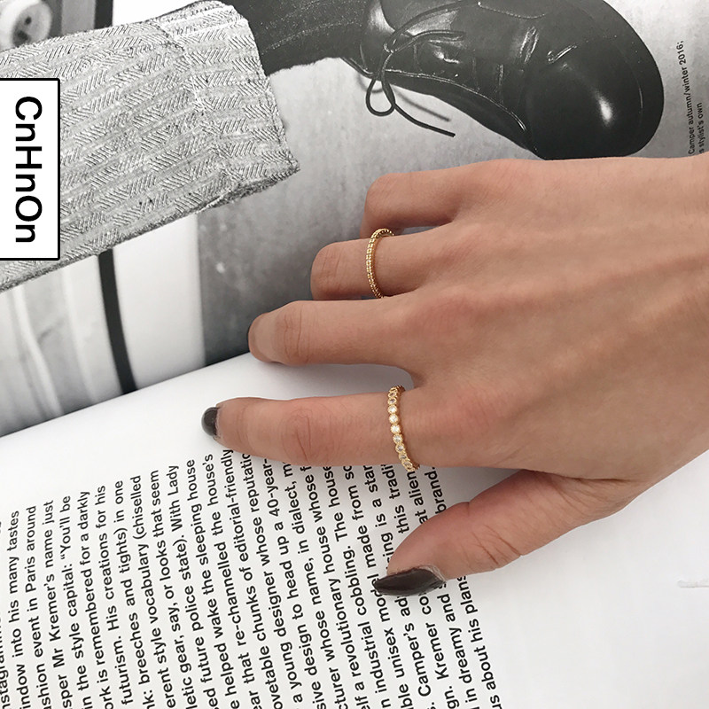 Bague Femme OTHER   en Alliage argent plaque plaque or - Ref 3087159 Image 4