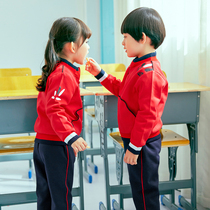 British kindergarten garden clothes spring and autumn clothes 2021 new primary school uniform class clothes Teacher garden clothes Childrens sportswear