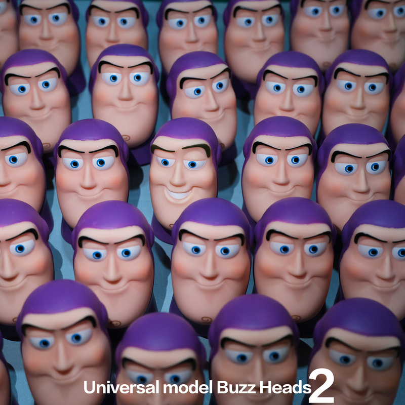 Bulk Thinkway Buzz Lightyear Head Replacement Accessories Action Figure Toy DIY Calm Face Shut-Up Version Buzz Head