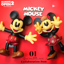 Retro doing old Mitch MICKEY Mickey Mouse Minnie hands on a paparazzi toy swing piece