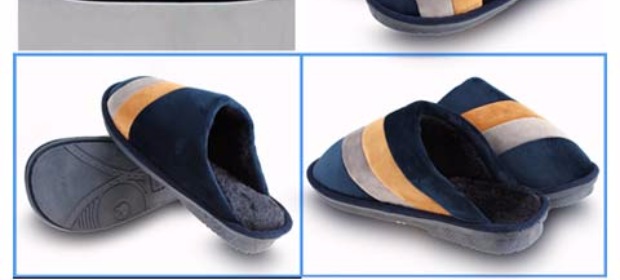 Dép cotton kích thước lớn cho nam và nữ túi xách trong nhà dày dày sang trọng dép nam dép đế cao