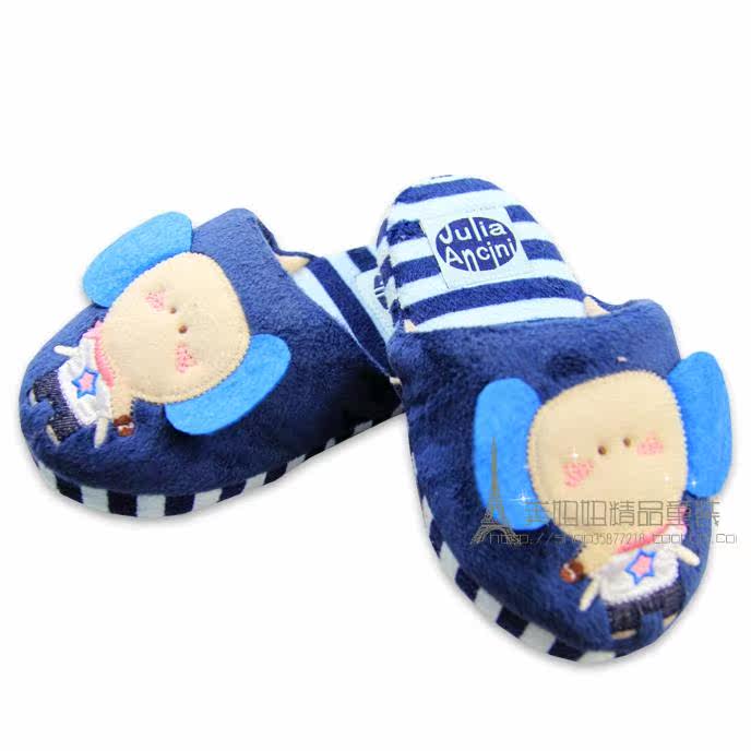 Pantoufles enfants en suède pour hiver - semelle mousse - Ref 1016784 Image 46