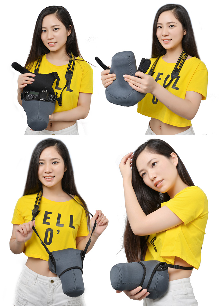 Không thấm nước camera túi trường hợp vi đơn lợn SLR túi máy ảnh gói lót giảm xóc phụ kiện nhiếp ảnh Canon - Phụ kiện máy ảnh kỹ thuật số ba lo may anh