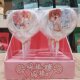 Three Squirrels Marshmallow Lollipop Sugar-Free Heart-Shaped Marshmallow Children's Day Gift Confession Candy Magic Heart Shape