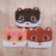 Three Squirrels Cartoon Plush Coin Purse Cute Card Holder Plush Crossbody Bag Phone Bag Portable Makeup and Lipstick Bag