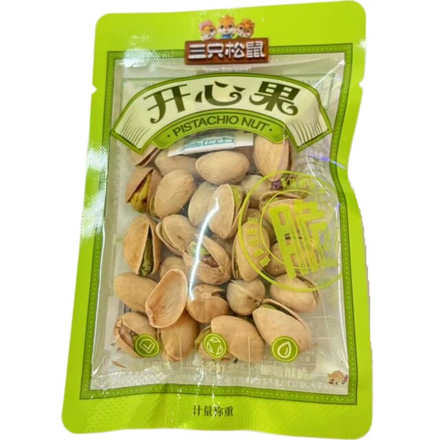 [3 Bags] Three Squirrels Pistachios Bagged Snacks Nuts Daily Nuts Casual Roasted Seeds Dried Fruits Delicious