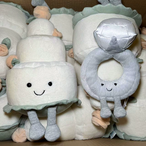 Jellycat, обручальное кольцо, милая плюшевая игрушка, подарок девушке, (в наличии на складе)