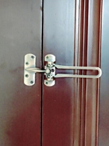 Hotel anti-theft lock door buckle bolt anti-lock door chain safety chain anti-lock home room hotel insurance buckle
