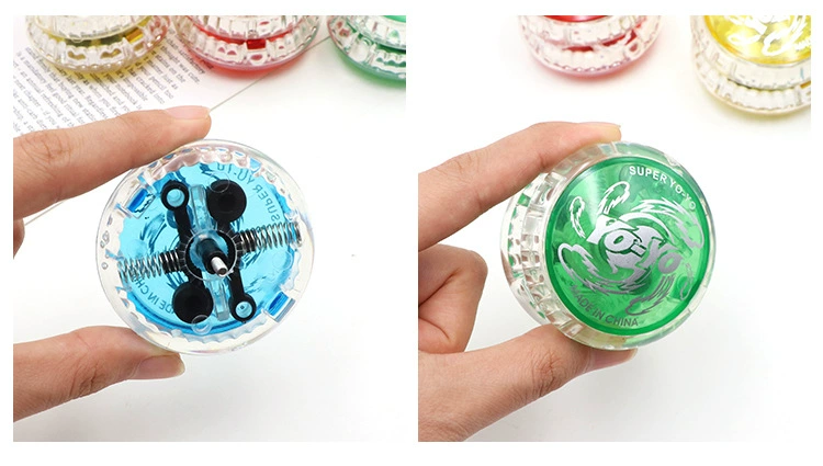 Glowing Yo-Yo Kéo dây Yo-Yo Youyou Bóng Yo-Yo Puzzle Đồ chơi của trẻ em Quà tặng mẫu giáo yoyo gỗ cho trẻ em