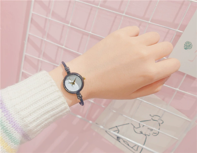 Gió lạnh tính cách vòng tay gió cô gái phiên bản Hàn Quốc của cô sinh viên đơn giản Sen Sở hữu sang trọng - Vòng đeo tay Cuff vòng đá phong thủy