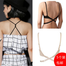Five-pack connection underwear extension buckle Bra extension buckle breast buckle growth 3 rows 2 buckle buckle plus belt adjustment buckle