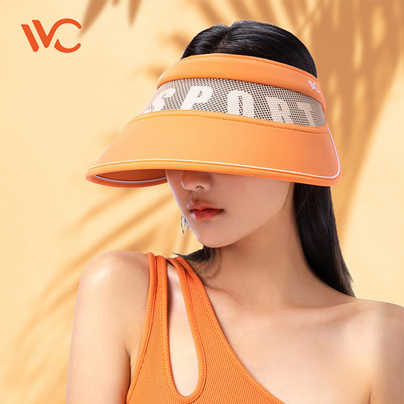 薇娅推荐 Vvc防晒帽女防紫外线遮阳帽夏季运动户外空顶