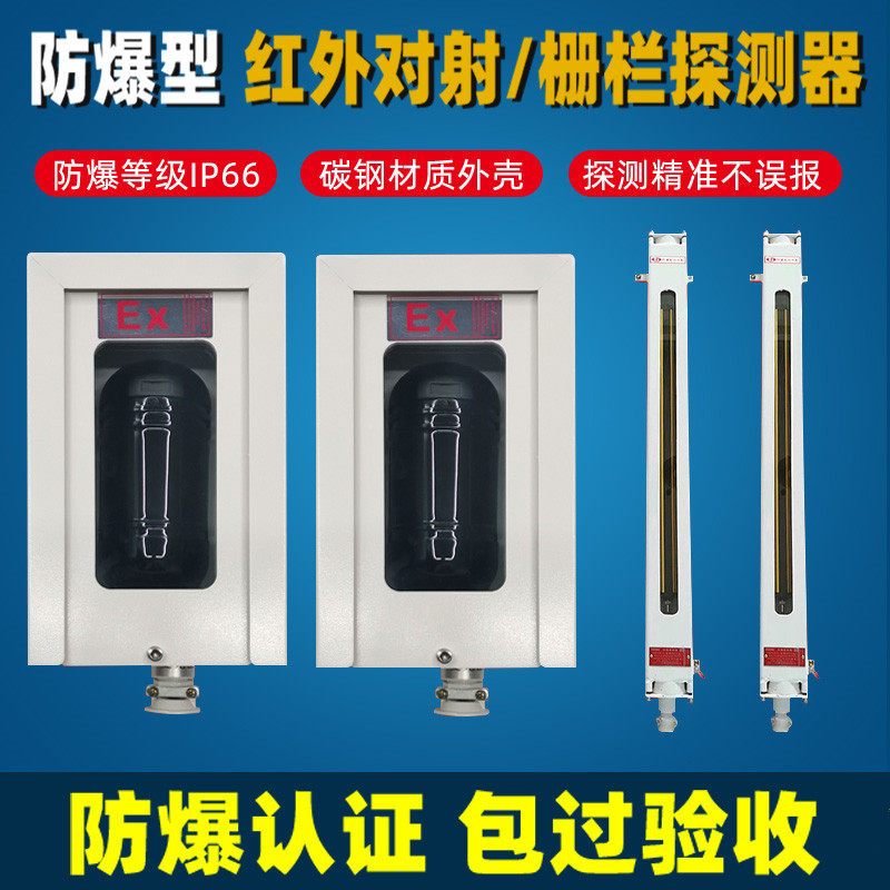 Explosion-proof infrared-to-shot infrared fence detector Petroleum Chemical Plant Warehouse Tube Gallery burglar alarm EX