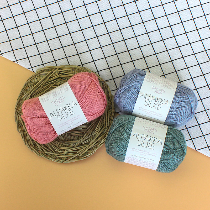 SANDNES GARN Alpakka Silke Norway ALAMON BOOD LINE